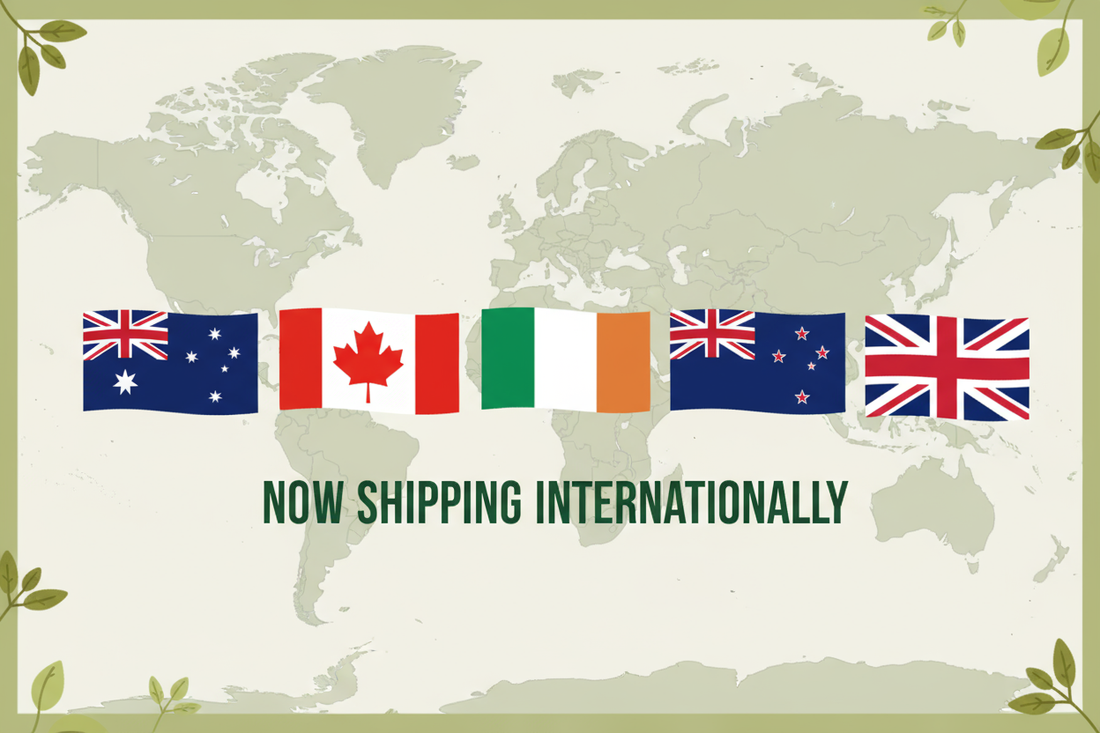 We're Going Global! Now Shipping to 5 New Countries
