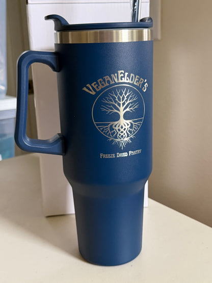 VeganElder's Freeze Dried Pantry Metal Commuter Tumbler - 1L