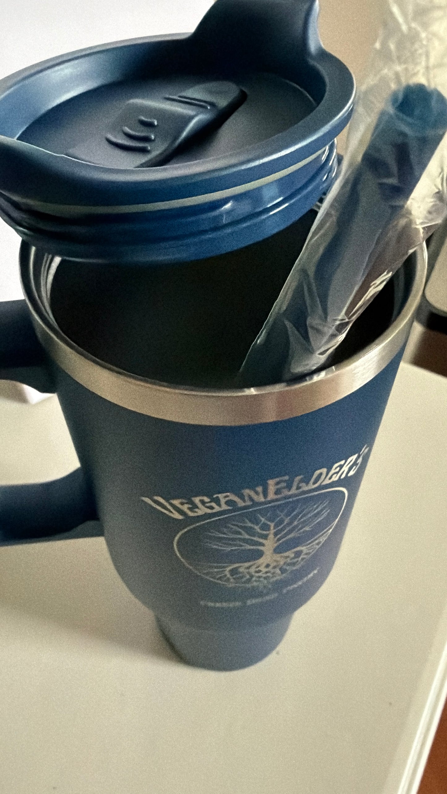 VeganElder's Freeze Dried Pantry Metal Commuter Tumbler - 1L
