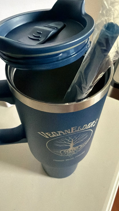 VeganElder's Freeze Dried Pantry Metal Commuter Tumbler - 1L