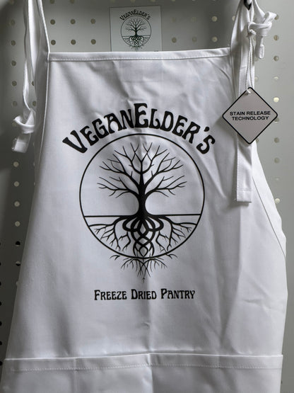 VeganElder’s Apron- white