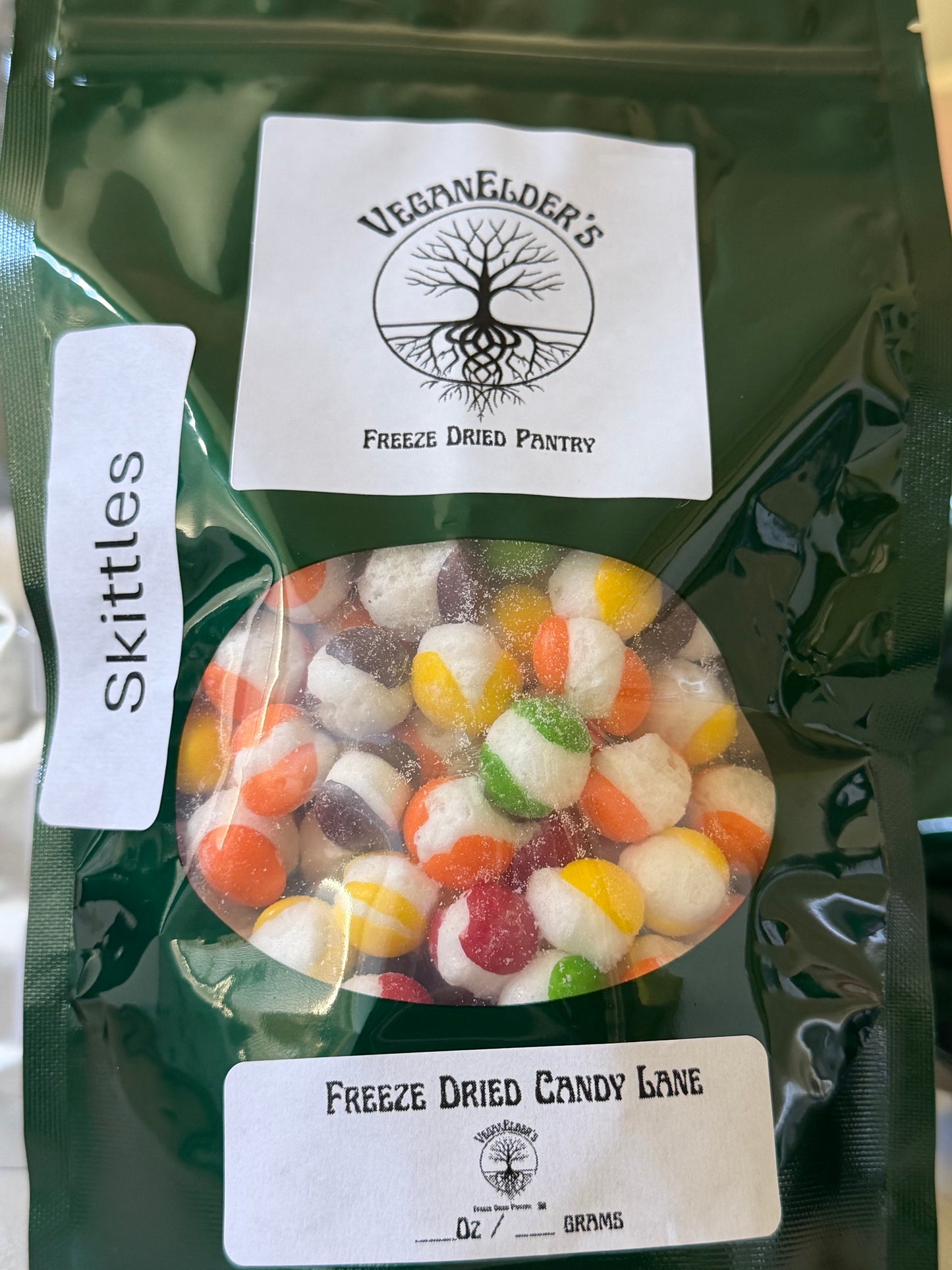 Freeze Dried Skittles Candy - 4 ounces