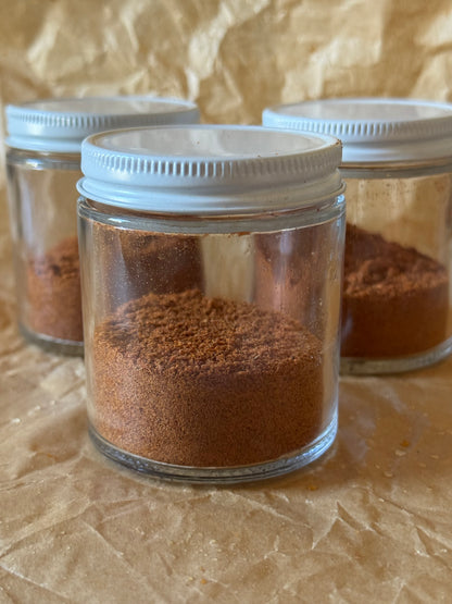 Barbecue Sauce Crystals in Jars after freeze drying