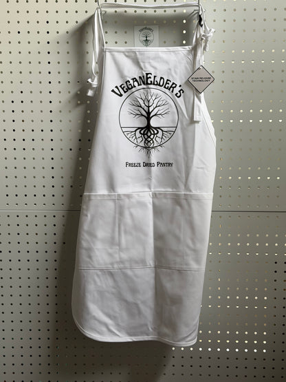 VeganElder’s Apron- white